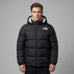TNF 700 Series Premium Insulated Jacket. ( COLOUR - BLACK + OLIVE ) - Image 2