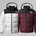 TNF 700 Series Premium Insulated Jacket. ( COLOUR - WHITE + MERUN )