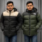 Export Insulated Minus Down Jacket(Colour-Creem Black+Olive) - 1102