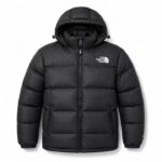 TNF INSULATED MINUS DOWN JACKET (Colour- KHAKI + BLACK ) - Image 2
