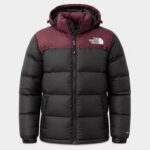 TNF INSULATED MINUS DOWN JACKET (Colour- MERUN + WHITE ) - Image 2